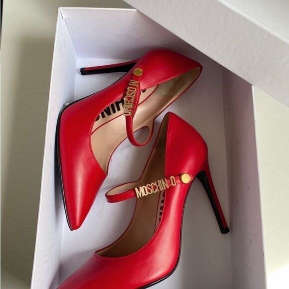 Moschino Leather Mary Jane Pump size 36 - Picture 2 of 16